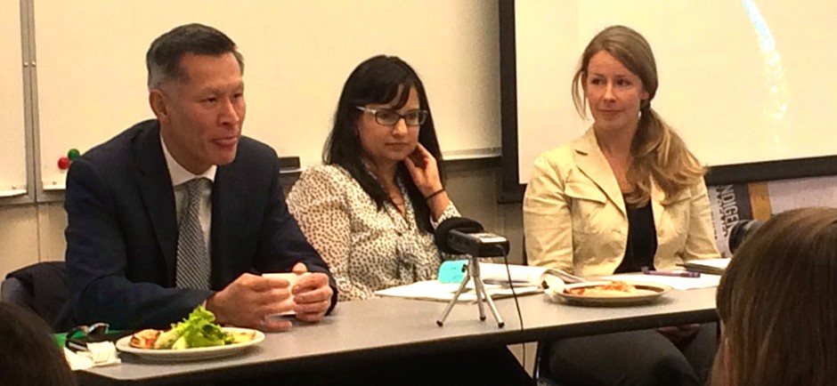 Panelists from left to right: Raymond Fung, Kyra Lubell and Shelley Heindricks 